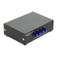 Switch Audio / Video 4 port manual bidirectional, Switch