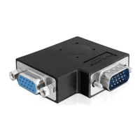 Adapter VGA Stecker / Buchse 90° angled, VGA-Adapter