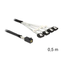SATA- / SAS-Kabel, SAS 6Gbit/s, 4-Lane, 4x Mini