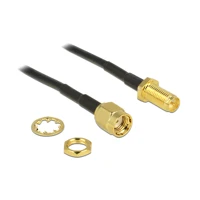 Antennenkabel, RP-SMA Buchse bis RP-SMA Stecker, 20cm