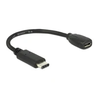 USB-Adapter, USB-C Stecker bis Micro-USB Typ B Buchse -