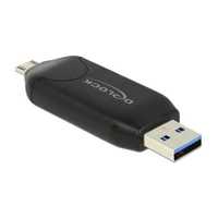 Micro USB OTG Card Reader + USB 3A Stecker -