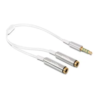Audio-Splitter, 4-poliger Mini-Buchse bis