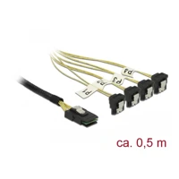 DeLock SATA- / SAS-Kabel, SAS 6Gbit/s, Mini SAS