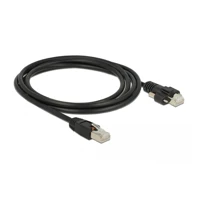 Patch-Kabel, RJ-45 Stecker schraubbar zu RJ-45 Stecker -
