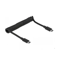 DeLock USB 3.1 Gen 2 Coiled Cable Type-C Stecker to Type-C
