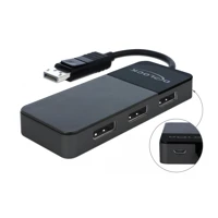 DeLock DisplayPort 1.4 Splitter 1x DisplayPort in > 3x
