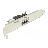 Slot bracket 1x eSATApd 5V / 12V, SATA-Blende