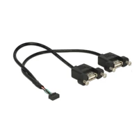 USB-Kabel intern auf extern, 10-poliger