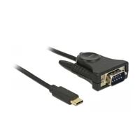 Serieller Adapter, USB-C Stecker bis DB-9 Stecker, 1,8m