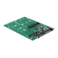 Converter SATA 22 Pin > 1x M.2 NGFF + 1x mSATA -