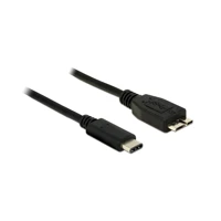 DeLock USB-Kabel, Micro-USB Type B Stecker bis USB-C Stecker -