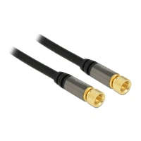 DeLock Antennenkabel, F-Stecker zu F-Stecker, 3m, 85dB, Sc