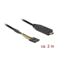 DeLock Kabel USB / seriell, 24 pin USB-C Stecker zu
