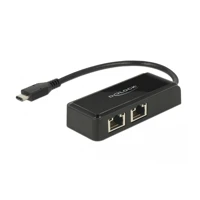 Adapter USB-C 3.1 Gen 1 > 2x Gigabit LAN