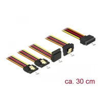 DeLock Netz-Splitter, SATA-Stromstecker (S) eingerastet