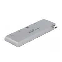 3 Port Hub and 2 Slot Card Reader for MacBook with