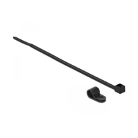 DeLock Kabelbinder-Kit, 20cm, Schwarz