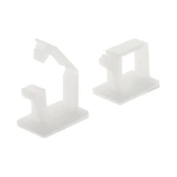 Kabelhalter, weiß (10er-Packung)