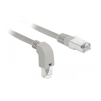 Patch-Kabel, RJ-45 Stecker nach unten gewinkelt zu