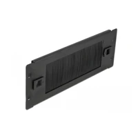 Kabelabdeckung mit Bürsten, Rack montierbar -