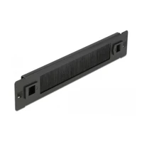 Kabelabdeckung mit Bürsten, Rack montierbar -