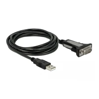 Kabel USB / seriell, USB Stecker zu RS-232 Stecker, 4m