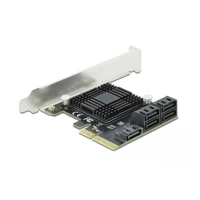 5 port SATA PCI Express x4 Card, Low Profile Form
