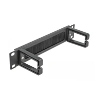 Cable Management Brush Strip with 2 hooks -