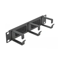 Cable Management Brush Strip with 3 hooks -