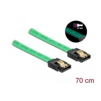 DeLock SATA 6Gbit/s Cable UV glow effect, SATA-Kabel -