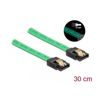DeLock SATA 6Gbit/s Cable UV glow effect, SATA-Kabel -