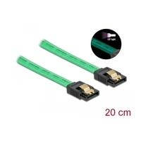 DeLock SATA 6Gbit/s Cable UV glow effect, SATA-Kabel -