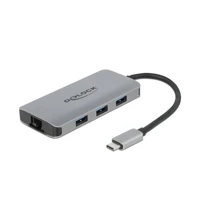 USB 3.2 Gen 1 Hub with 4 Ports and Gigabit LAN and