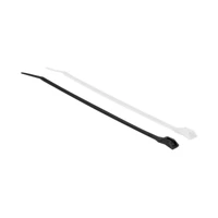 DeLock Kabelbinder, mit flachem Kopf, 28m, Schwarz