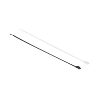 DeLock Kabelbinder, mit flachem Kopf, 15cm, Schwarz