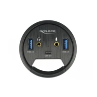 In-Desk Hub, Hub, 2x USB 3.2 Gen 1 + 2x Audio +