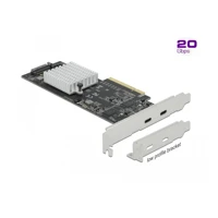 USB-Adapter, PCIe 2.0 x8 Low-Profile, USB-C 3.2