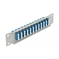 Patch Panel, SC SM X 48, grau, 1U, 25,4cm