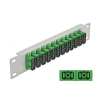 Patch Panel, Rack montierbar, SC Duplex SM X 12