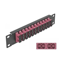 Patch Panel, Schrankmontage, SC Duplex MM X 12 -
