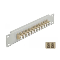 Patch Panel, Schrankmontage, LC Duplex MM X 12 -