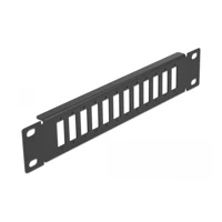 Patchpanel (Blindblech), Schwarz, 1U, 25,4cm