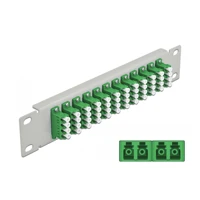 Patch Panel, LC SM X 48, grau, 1U, 25,4cm