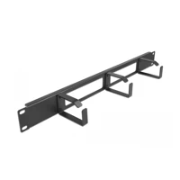 Rack-Kabelmanagementblech mit Haken, 2 Öffnungen