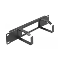 Rack-Kabelmanagementblech mit Haken, 2 Bügel -