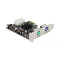 USB-PS/2-Adapter, PCIe Low-Profile, USB 2,0