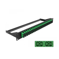Patch Panel, Rack montierbar, SC Duplex SM X 24