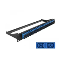 Patch Panel, Rack montierbar, SC Duplex SM X 24