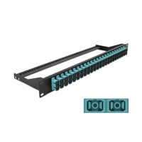Patch Panel, Rack montierbar, SC Duplex MM X 24